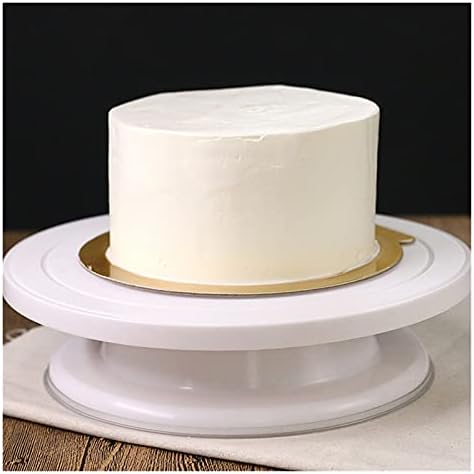 8 אינץ עוגת קישוט פטיפון הדובדבן מסתובב מסתובב עוגת פטיפון סטנד פלסטיק פשוט מטבח עשה זאת בעצמך מאפה אפיית כלי