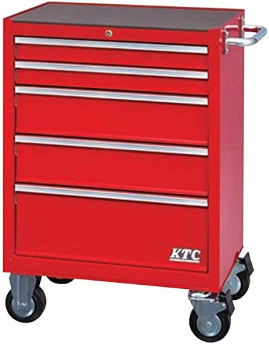 京都 機械 工具 SKX3805 מארז אחסון לכלים, 幅 680 × 高 さ 975 × 奥行 460 ממ, אדום