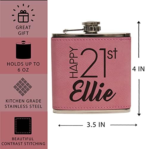 בקבוק חרוט בהתאמה אישית לימי הולדת-מתנת יום הולדת בהתאמה אישית ל -21, 30, 40 או כל שנה
