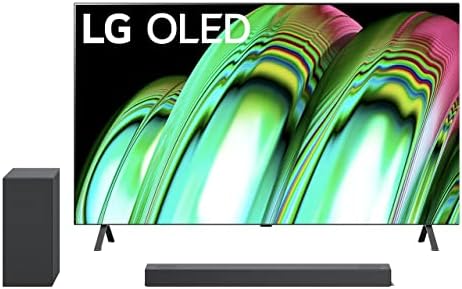 LG 55 אינץ 'Class OLED A2 סדרה 4K טלוויזיה חכמה עם Alexa מובנה OLED55A2PUA S90QY 5.1.3C