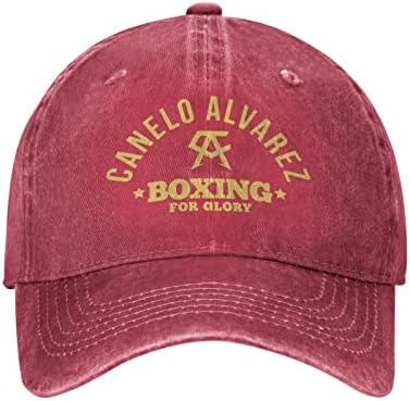 GHBC CANELO ALVAREZ מבוגרים כובע בייסבול כובע בייסבול כובע בייסבול מתכוונן כובע קאובוי