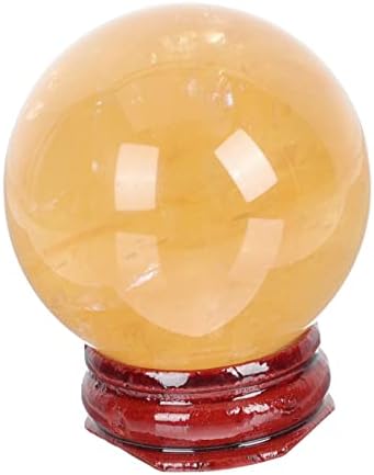 Zerodeko Citrine Ball Crinments Home Décor Woodsy Decor Maker Maker Crystal Crystal Tabtal Stheres Grystal