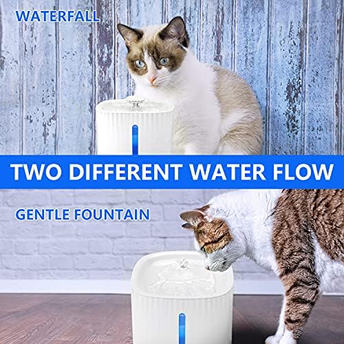מזרקת מים לחתולים 3L/100OZ קיבולת גדולה קיבולת אוקופט מחיות מחמד מזרקת מים לחתולים וכלבים, משאבת הגנה על שריפה יבשה