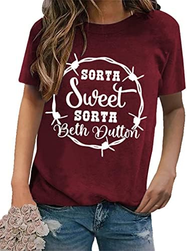 Lluao Sorta Sweet Sorta Beth Dutton T חולצות