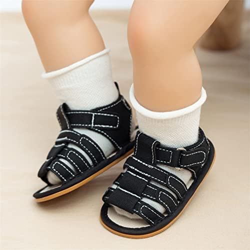 Dazarve תינוק תינוקת תינוק ילדה סנדלי יילוד רך ללא החלקה נעלי עריסה סוליות פעוט