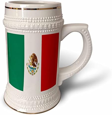 דגל מסורתי של מקסיקו - 22oz שטיין ספל