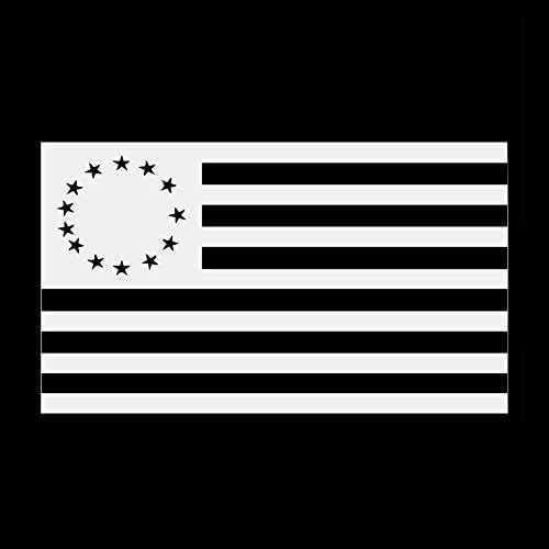 13 מושבות וינטג 'דגל אמריקאי 6 מדבקות מכוניות ויניל