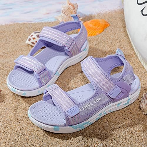 נעלי ילדים סנדלי חוף אופנה קלילים סנדלי ילדה מתוקה רכה בינונית וילדים גדולים נעלי תינוקות רכות
