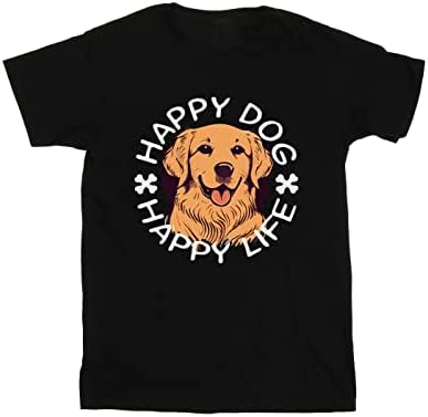חיות מחמד כלב שמח של גברים מאושרים חיים שחורים שחור xxxx-large