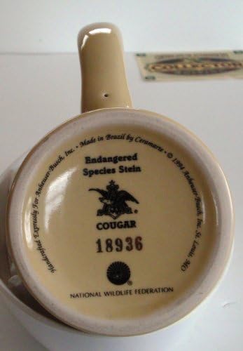 1995 סדרת מינים בסכנת הכחדה של בודווייזר, בירה מכסה שטיין, קוגר