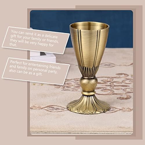 קבילוק בציר דקור עבור טוסט בודהיסטי אוסף שולחן זהב להקריב כוס בר לשתות יום נישואים כוסות כלי גביע סגנון כוס,