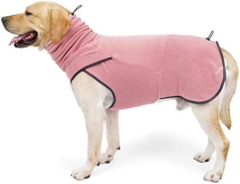 סוודר כלבים של רוזקיץ 'למזג אוויר קר, מעיל כלב קוטב קוטב נוסף במיוחד, מעיל כלבים עם צוואר צב, אפוד כלב רך,