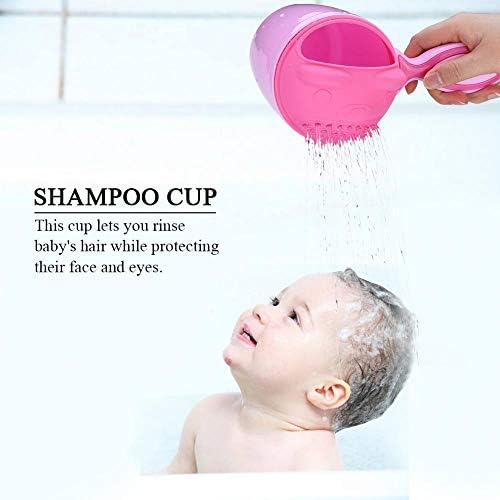 כוס שמפו לתינוק, בטוחה ולא רעילה, כוס שטיפת אמבטיה לתינוק מגנה על פניו ועיניו של התינוק,