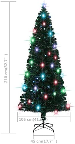 עץ חג המולד המלאכותי, עץ חג המולד של משרד, עצי חג מולד מסחריים, אורות עם 5 צבעים, משתנים אוטומטית, מתאים לשימוש פנים וחוץ,