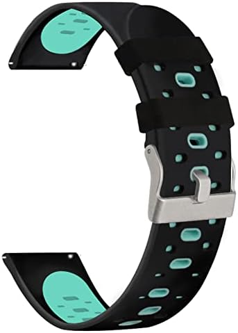 Vevel 20 ממ רצועת שעון צבעונית עבור Garmin Forerunner 245 245M 645 מוזיקה vivoactive 3 סיליקון סיליקון חכם צמיד
