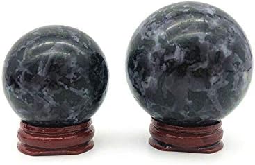SUWEILE JJST 1PC כדור גברו טבעי כדור קוורץ שחור כדורי קריסטל כדורים מינרלים ריפוי מתנה עיצוב אבנים טבעיות ומינרלים 0308
