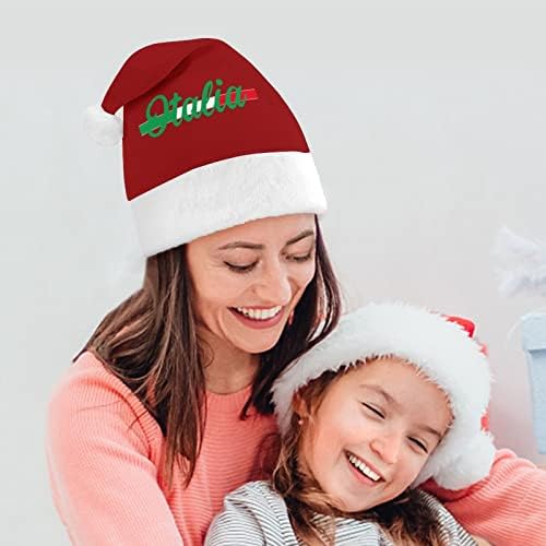 איטליה דגל חג המולד כובע אישית סנטה כובע מצחיק חג המולד קישוטים
