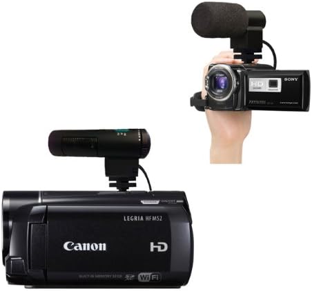 מיקרופון סטריאו דיגיטלי של NC עם השמשה הקדמית עבור Canon Vixia HF10