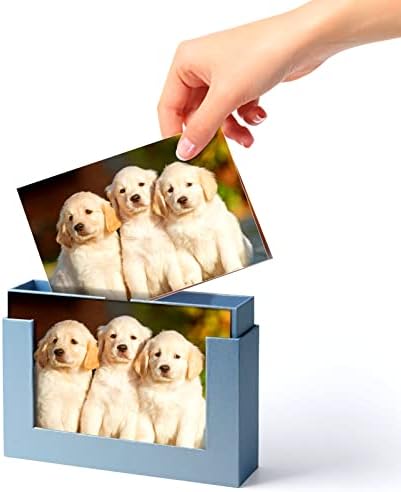 קופסאות תמונות קרטון Aiuonenian לתמונות 5x7, סט אחסון של תמונות משפחת