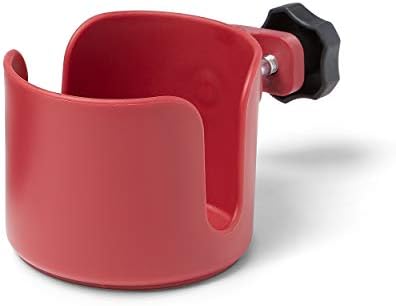 מדלין אוניברסלי מחזיק כוס, מתאים רולטור הליכונים, תחבורה כיסאות, וכיסאות גלגלים, אדום