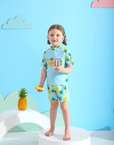 פעוטות תינוקות בגד ים בגד ים שני חלקים לילדים לילדים בקיץ בגיש ים. סט תלבושת