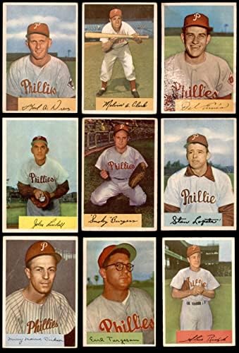 1954 Bowman Philadelphia Phillies Team קבע