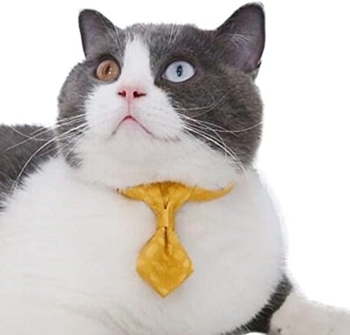 לוי חתול צווארון רעיוני עם פעמון 4 צבע קשרי עם חתול עניבות פרפר פעמון גומיות חמוד חתול קשרי שיתאים ביותר קולרים