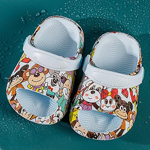 Gzmmyi פעוט נעלי בית תינוקות ללא החלקה נעלי גומי רכות נעליים חמודות של בעלי חיים נעליים רומיות סנדלים