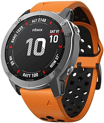 Puryn 20 ממ כושר מהיר שעון שעון עבור Garmin Fenix ​​6 6x Pro 5x 5 Plus 3HR גישה S60 Enduro Silicone צמיד