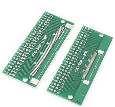 X-deree 12 pcs 65 x 26 ממ / 2.6 x 1 FPC 50 PINS מתאם לוח ממיר PCB (12 יח '65 x 26 ממ / 2.6' 'x 1' 'fpc 50 pin