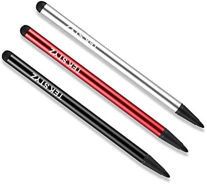 Tek Sty Pro Capacitive Stylus stylus Universal 2 ב- 1 תואם ל- LG 17Z90Q-R.APB9U1 רגישות גבוהה ודיוק בגודל מלא 3 חבילה!
