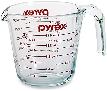 פיירקס הכנה 2 - כוס זכוכית כוס מדידה