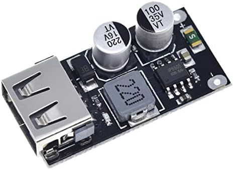 קניד USB QC3.0 QC2.0 USB DC-DC BUCK ממיר טעינה שלב למטה מודול 6-32V 9V 12V 24V ללוח מעגל מטען מהיר מהיר 5V 1 pcs