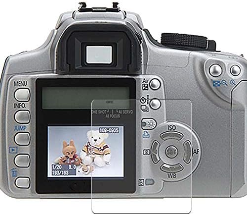 פוצסי 3 חבילה סרט מגן על מסך אור כחול, תואם ל- Canon EOS Digital Rebel XT/EOS 350D TPU Guard （לא מגני זכוכית מחוסמים）