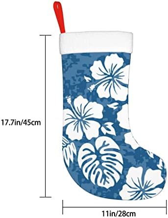 גרבי חג מולד אאוגרפיות אלוהה הוואי דפוס פרחים