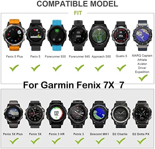 GXFCUK Silicone QuickFit Watchband for Garmin Fenix ​​6x Pro Watch EasyFit Strap Band Strap for Fenix ​​6 Pro Smart