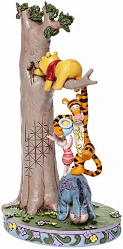 אנסקו דיסני מסורות מאת ג'ים שור וויני הפו והחברים בצלמת עץ, 8.75 אינץ ', רב צבעוני