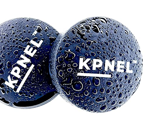 KPNEL 2 זוגות של משקולות וילון פטיו מגנטי כבד, עטוף סיליקון עמיד, משקל וילון מקלחת, משקל דגל, 2 זוגות מעל 1 קילוגרם.