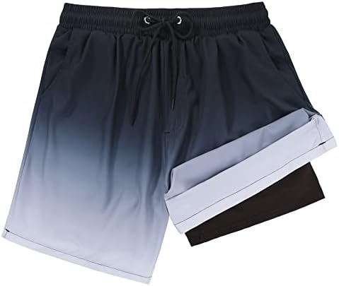 אמריקאי מגמות גברים של בגד ים לוח מכנסיים קצרים מהיר יבש גברים של בגד ים עם דחיסת אניה