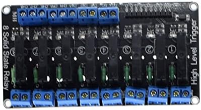 PHONME 1PCS 8 ערוץ 5V מודול ממסר DC מודול מצב מוצק ברמה נמוכה G3MB-202P ממסר SSR AVR DSP אביזרים אלקטרוניים