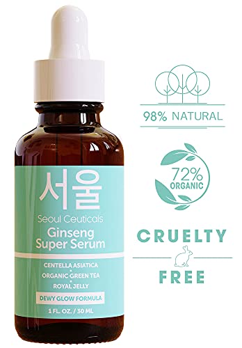 טיפוח עור קוריאני סרום לחות ג 'ינסנג-טיפוח עור יופי קוריאני סרום זוהר תה ירוק-טיפוח עור יופי מכיל סנטלה אסיאטיקה