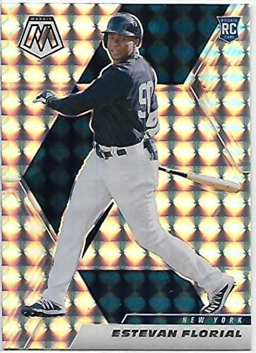 2021 Panini Mosaic Silver Prizm 247 אסטבן פלוריאלי RC כרטיס טירון ניו יורק ינקי רשמי MLB PA כרטיס מסחר בייסבול