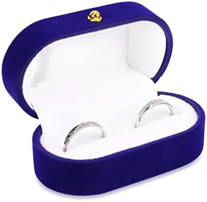 קטיפה טבעת תיבת הצעת אריזת מתנה טבעת מקרה תכשיטי תצוגת אחסון לחתונה חג המולד יום נישואים