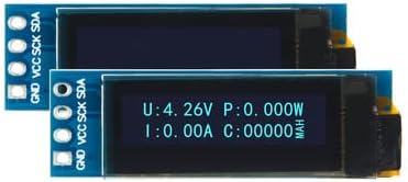 xiexuelian 0.91 oled מודול IIC ממשק 128x32 SSD1306 תואם ל -3.3V/5V לבן/כחול