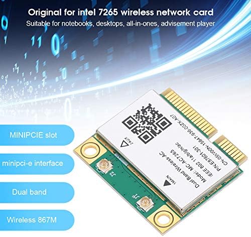 כרטיס רשת PCIE, כרטיס WIFI תדר כפול של 2.4 גרם, מתאם רשת אוניברסלית 4.2 מתאם רשת אלחוטית, עבור חריצי כרטיס חצי