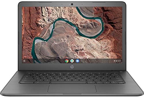 מחשב נייד Chromebook HP בגודל 14 אינץ 'עם ציר 180 מעלות, תצוגת מסך מגע, מעבד A4-9120 של AMD כפול-ליבה, 4 ג'יגה-בייט