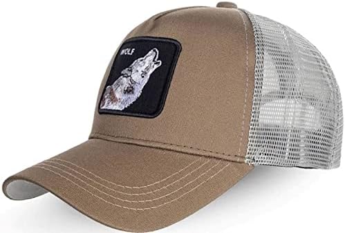 אנימה לבעלי חיים של גברים מצוירת בייסבול משאית בייסבול כובע Snapback כובע יוניסקס לנשים בוגרות מתכווננות בגודל אחד