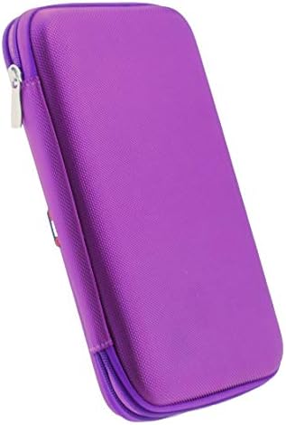 Navitech Purple Premium Travel Hard Carry Caper שרוול תואם למוזיקת ​​Selfie הסודית Vtech
