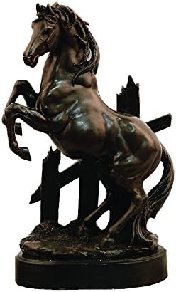 פסלי חיות ברונזה של שטון סוס פסלים פסלים מתכתית פלטה ביתית ydw-166