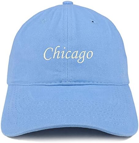 חנות הלבשה אופנתית שיקגו טקסט רקום כובע כובע כובע כותנה כותנה